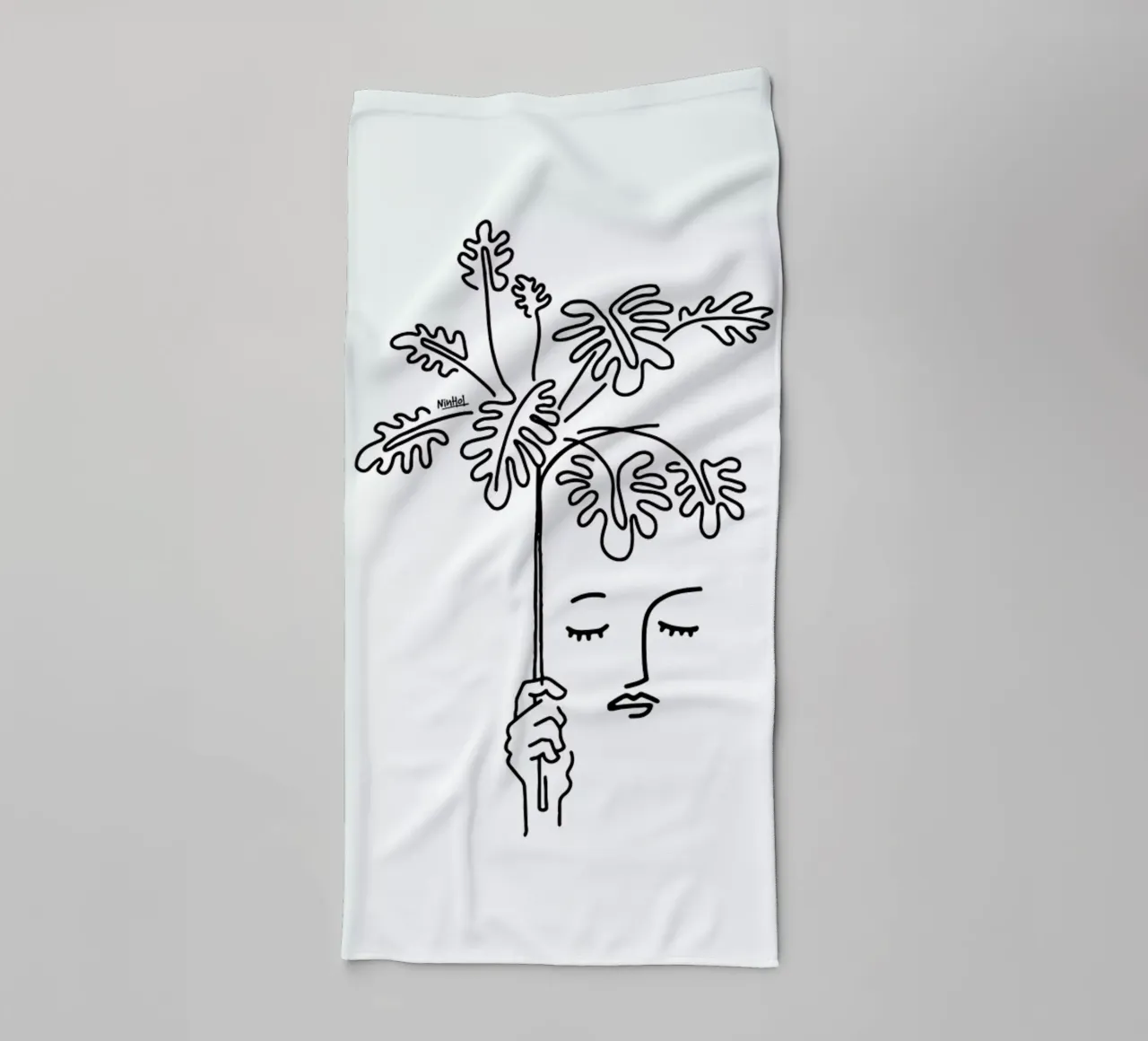 Umbrella toalla de baño de Ninhol