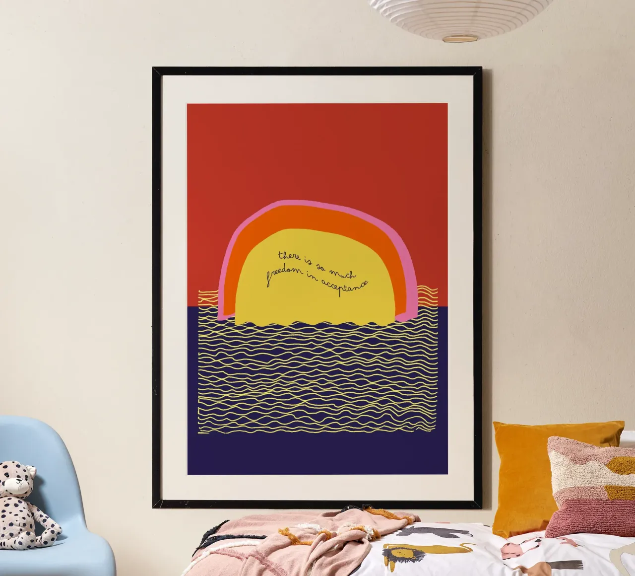 freedom in acceptance poster da thesoulhugclub