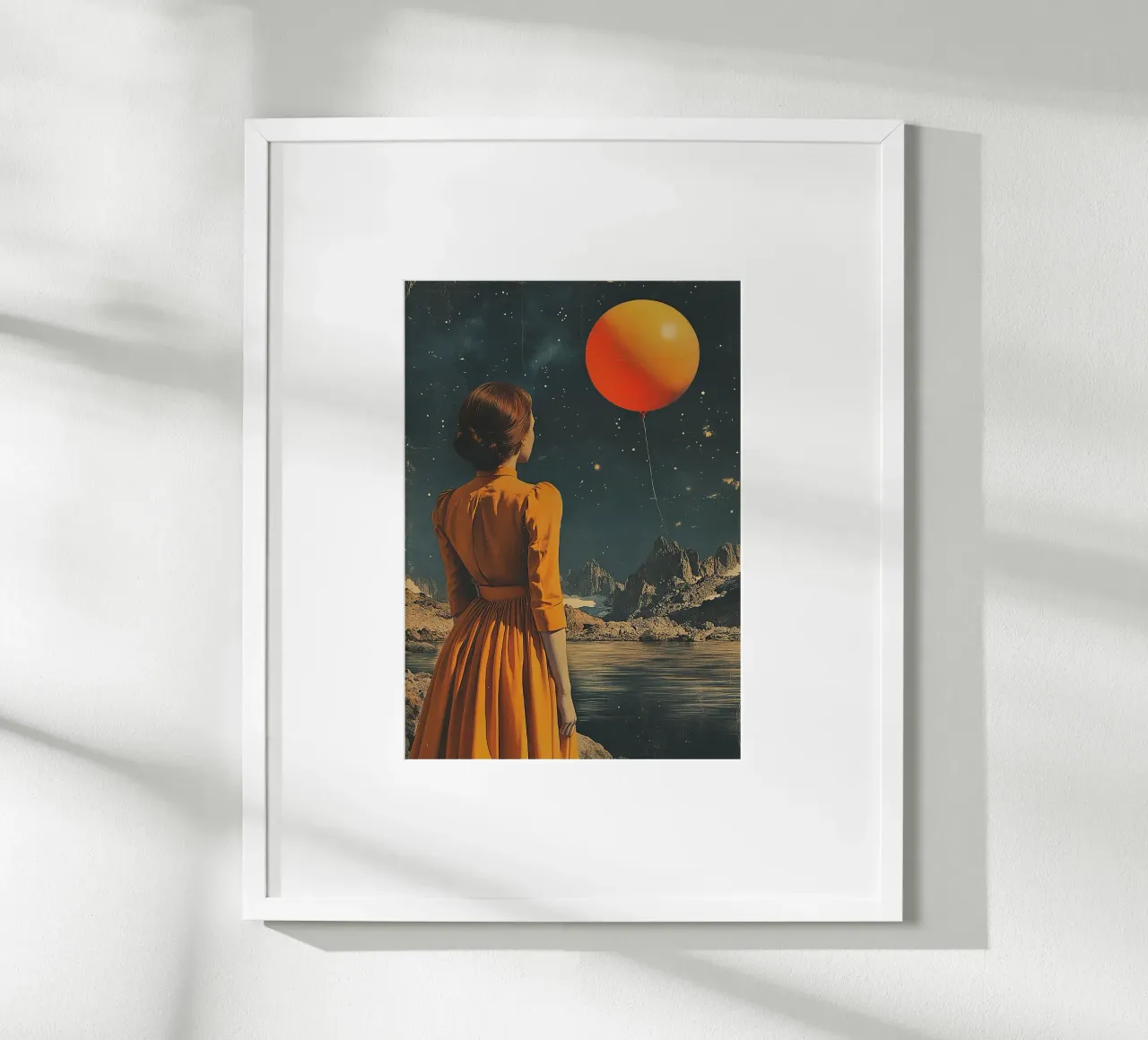 Stelle d'epoca poster con telaio in alluminio da Nikis Art Studio