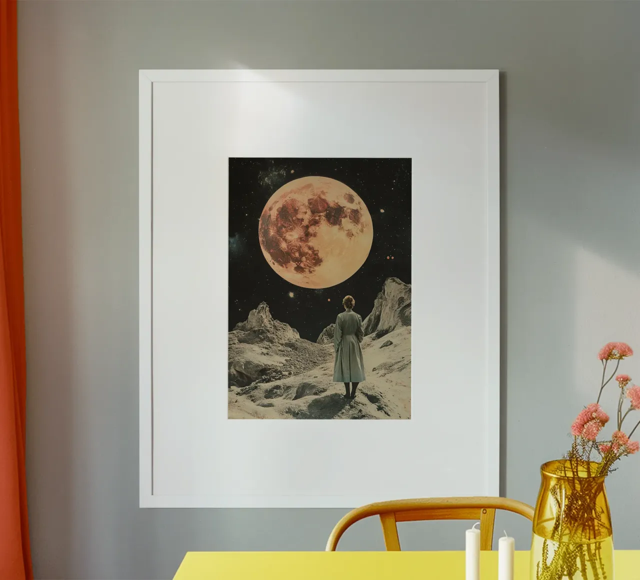 Collage di cappotti poster da Nikis Art Studio