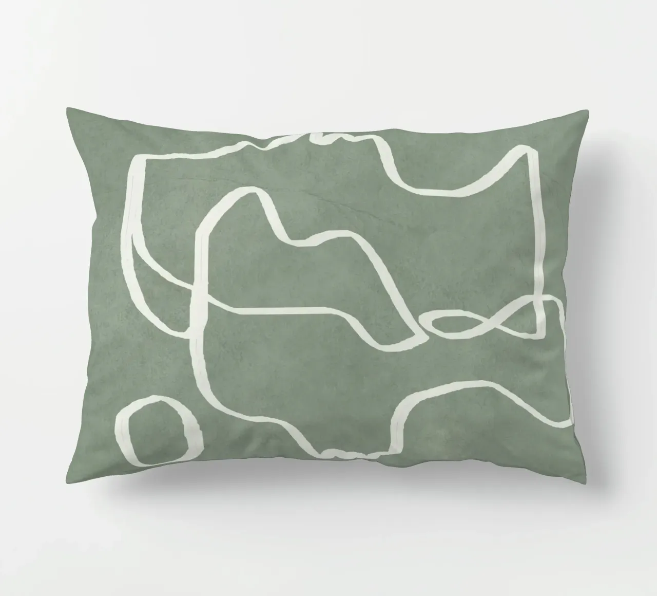 Abstract Faces cuscino da Flow Line