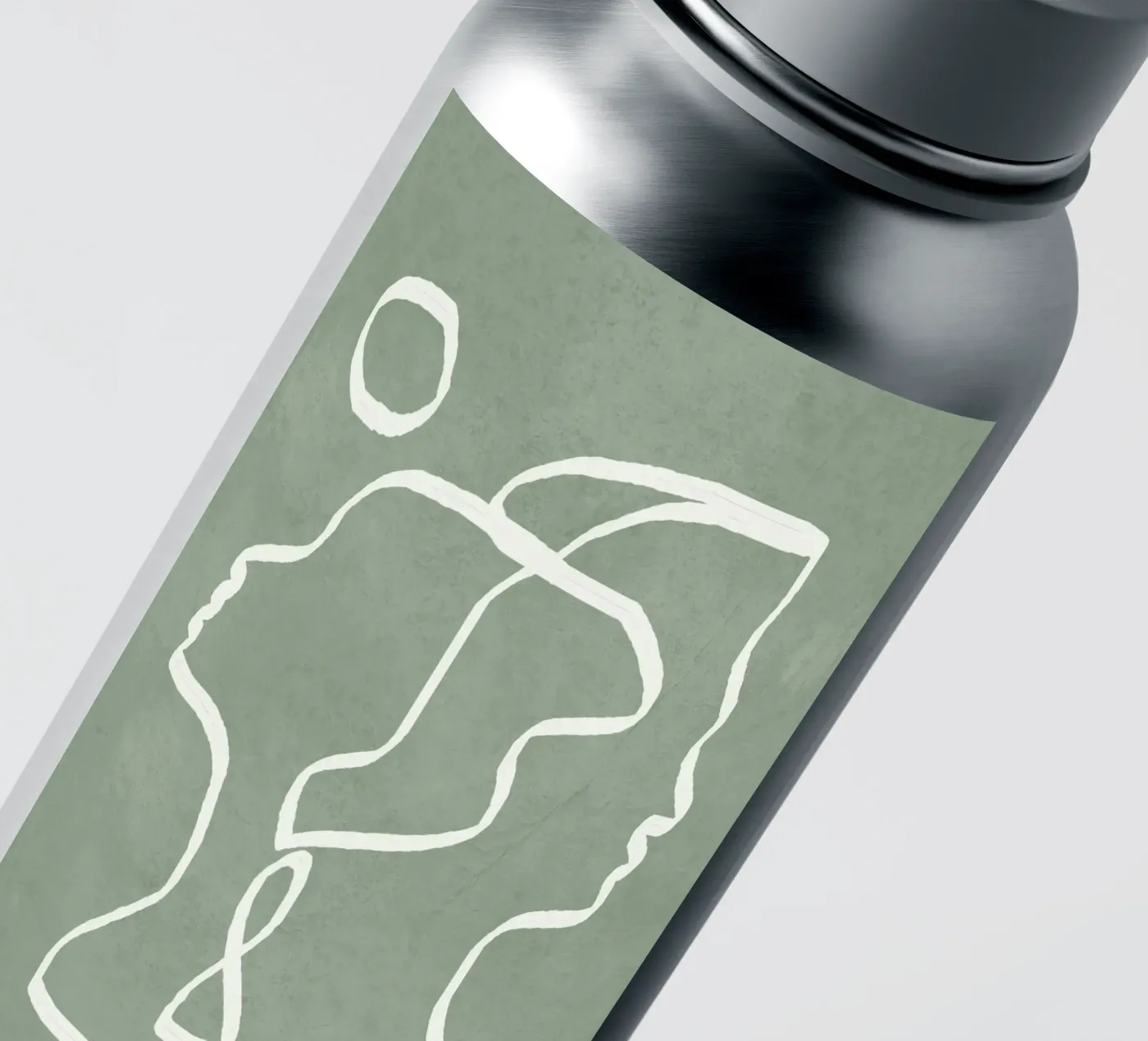 Abstract Faces sticker van Flow Line