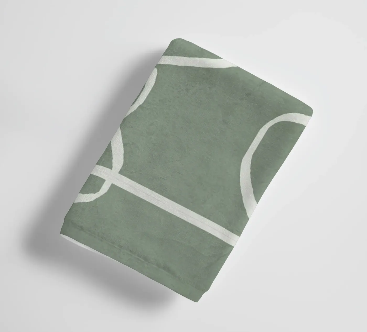 Abstract Faces towel by Flow Line