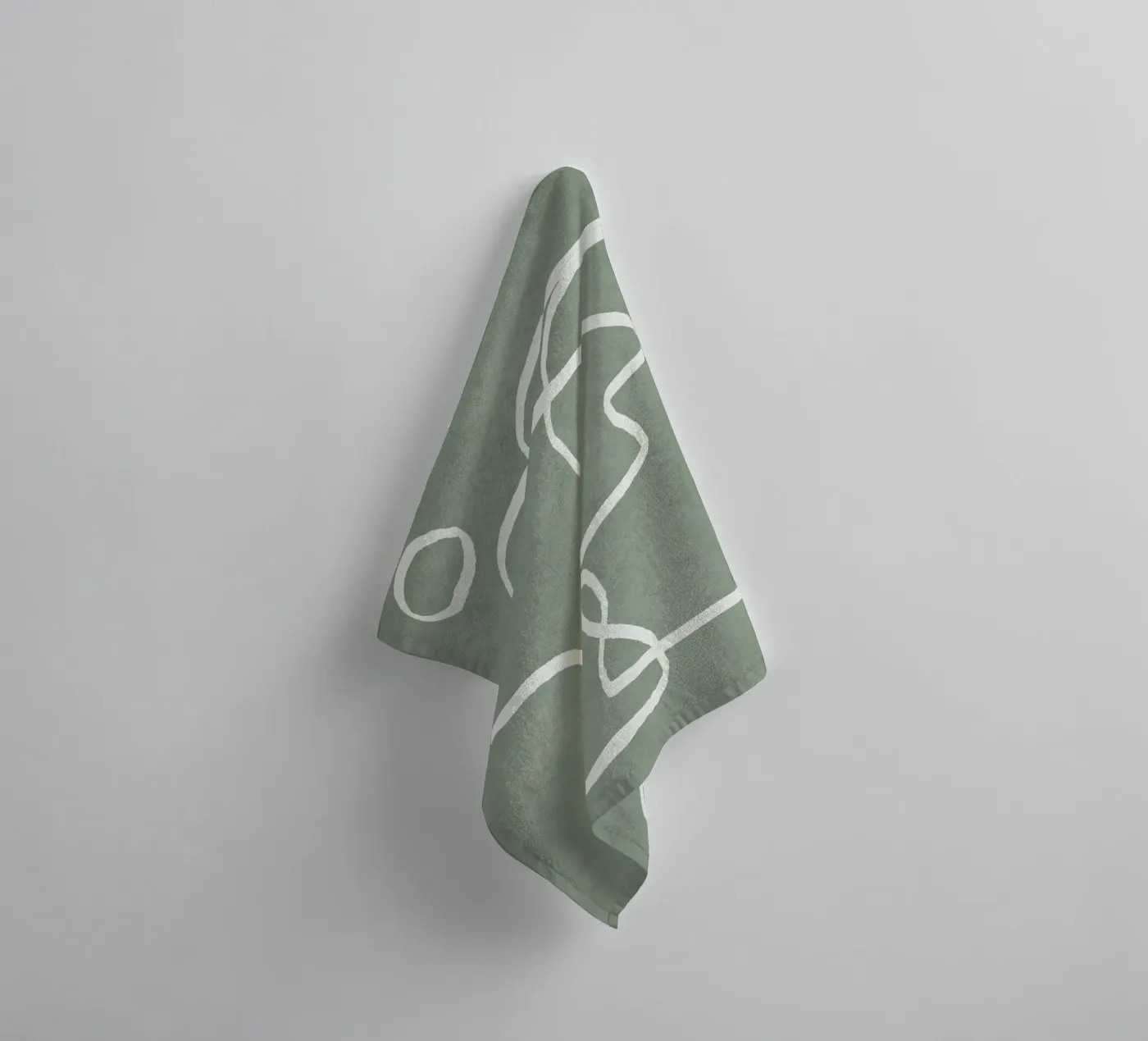 Abstract Faces towel by Flow Line