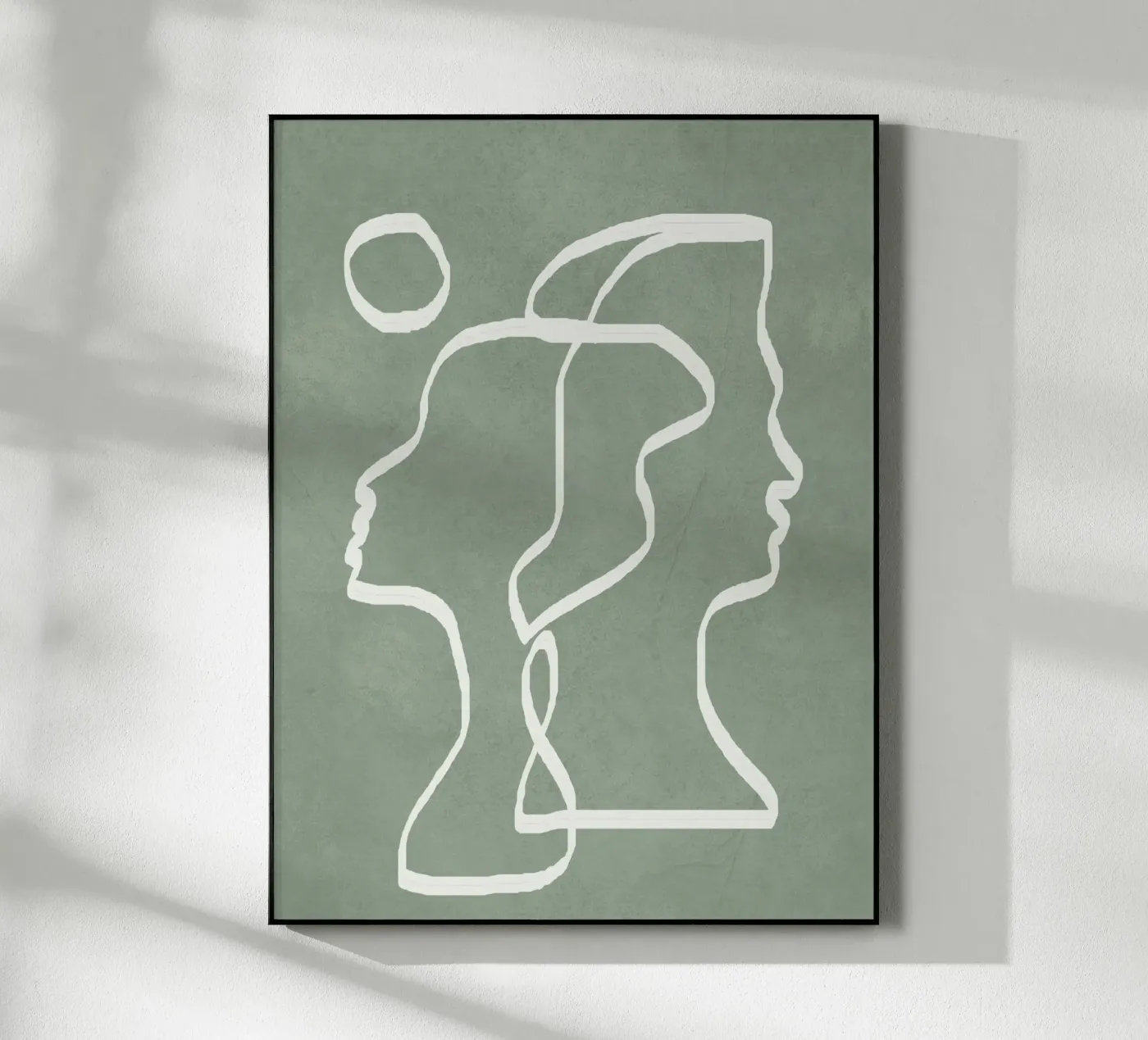 Abstract Faces plexiglas de Flow Line