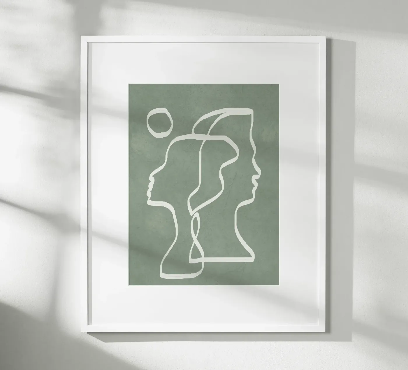 Abstract Faces poster da Flow Line