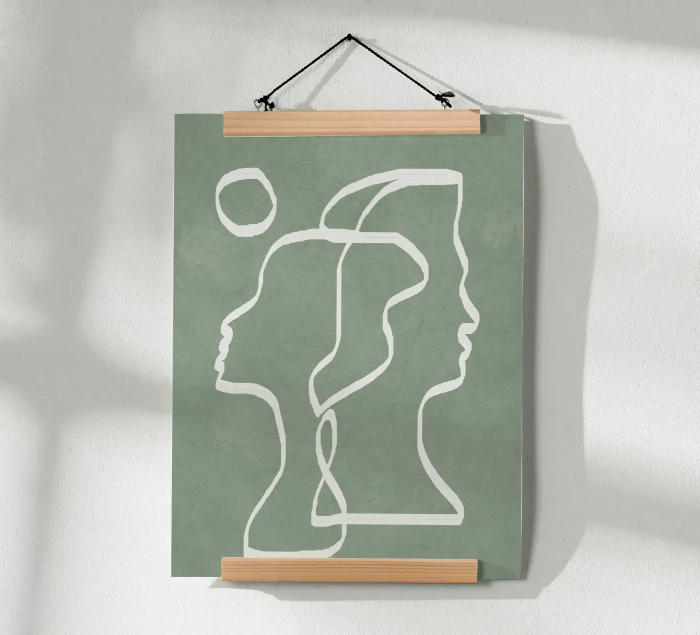 Abstract Faces poster da Flow Line