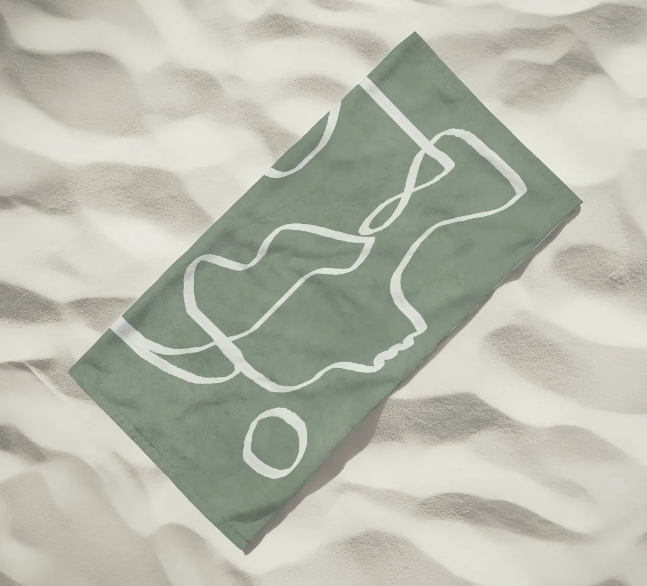 Abstract Faces telo mare da Flow Line