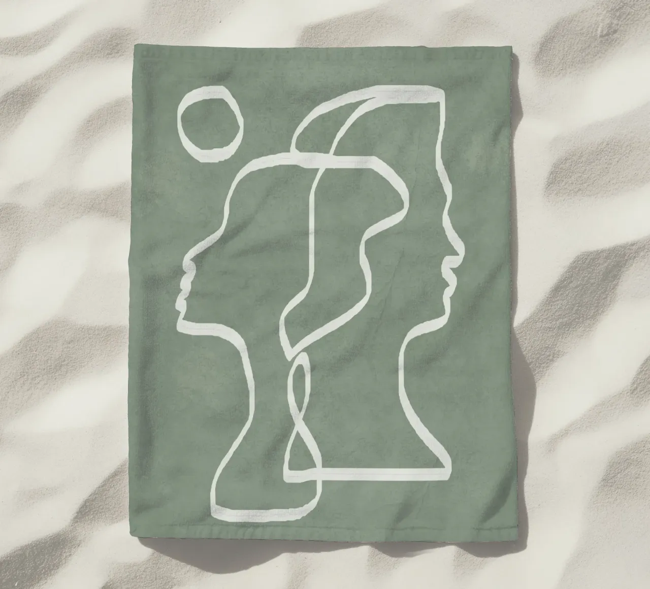 Abstract Faces telo mare da Flow Line