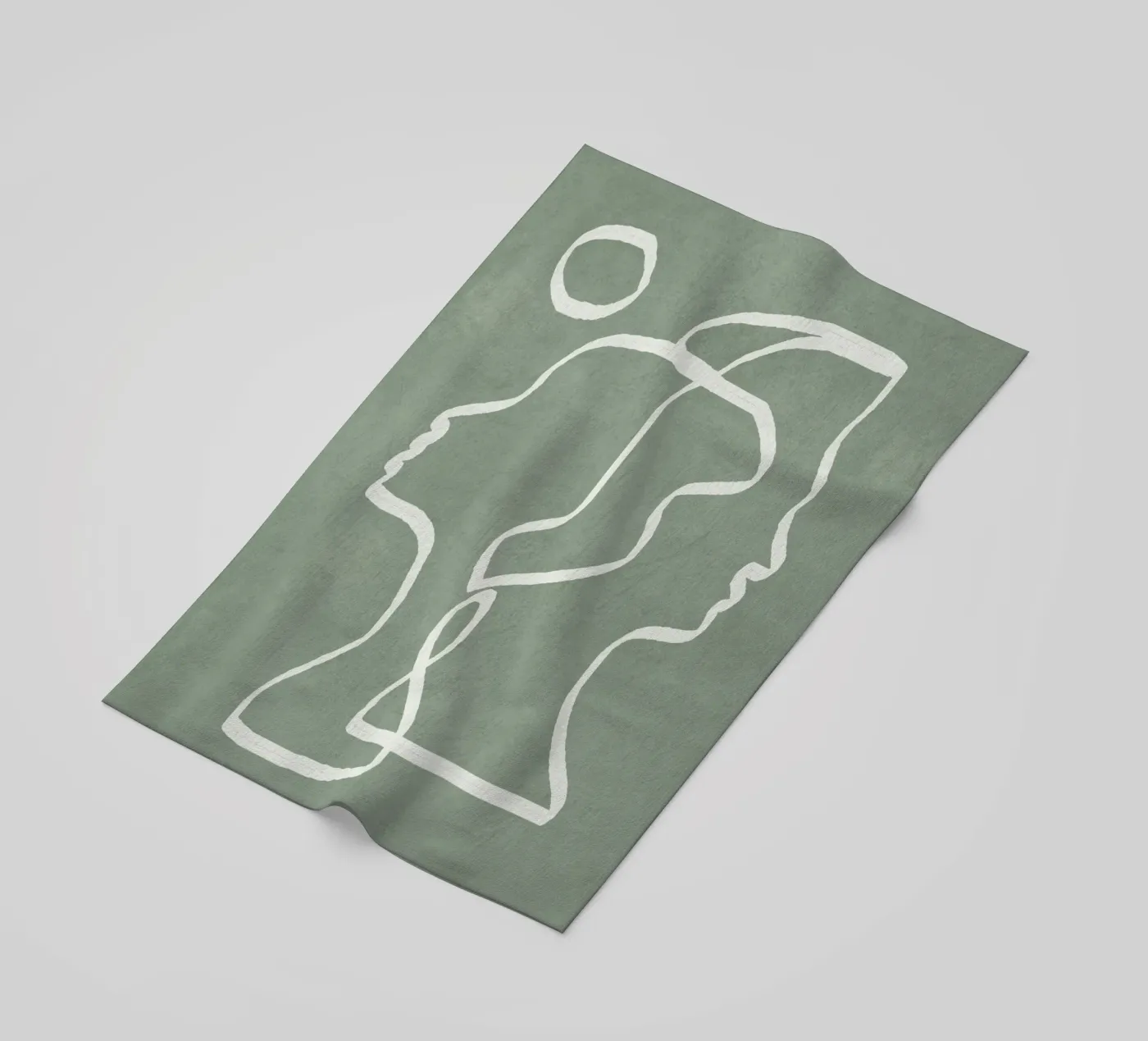 Abstract Faces telo mare da Flow Line