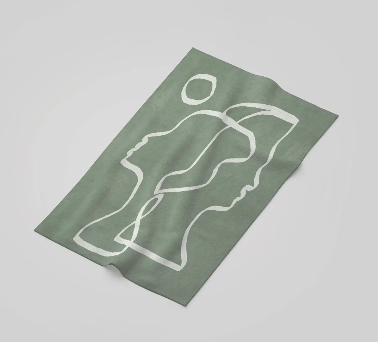 Abstract Faces telo mare da Flow Line