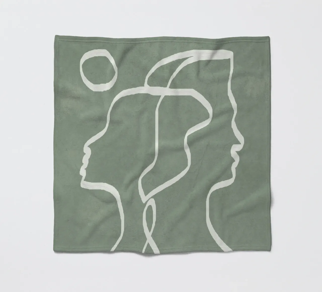 Abstract Faces coperta in pile da Flow Line