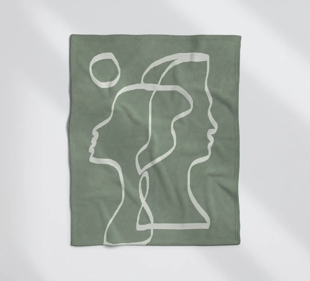 Abstract Faces coperta in pile da Flow Line