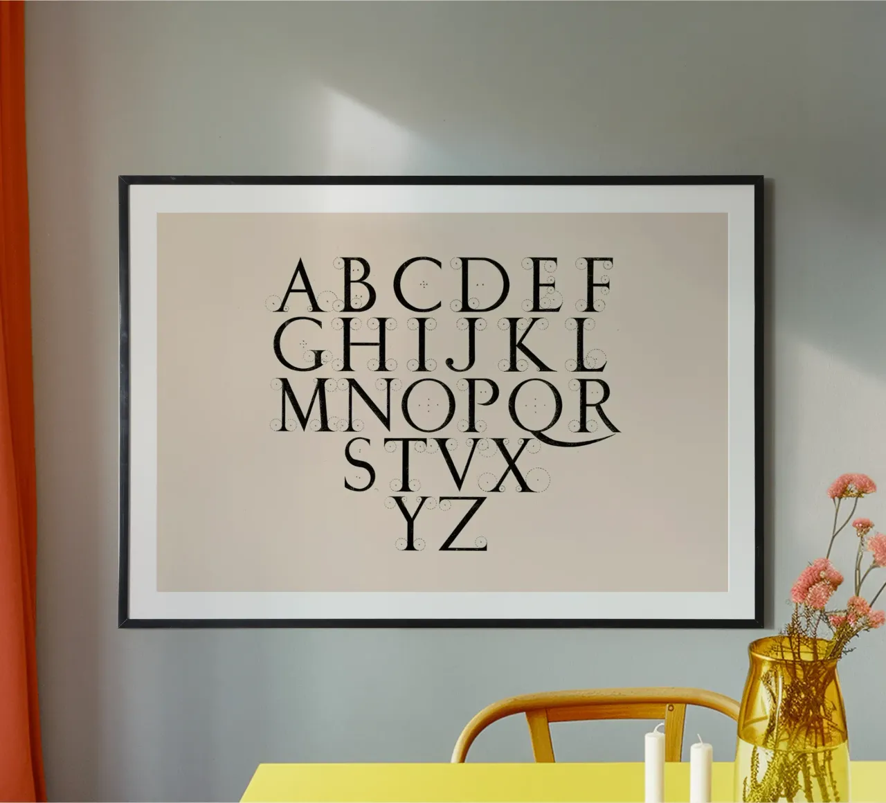 Alphabet Capitals hahnemühle by Astër