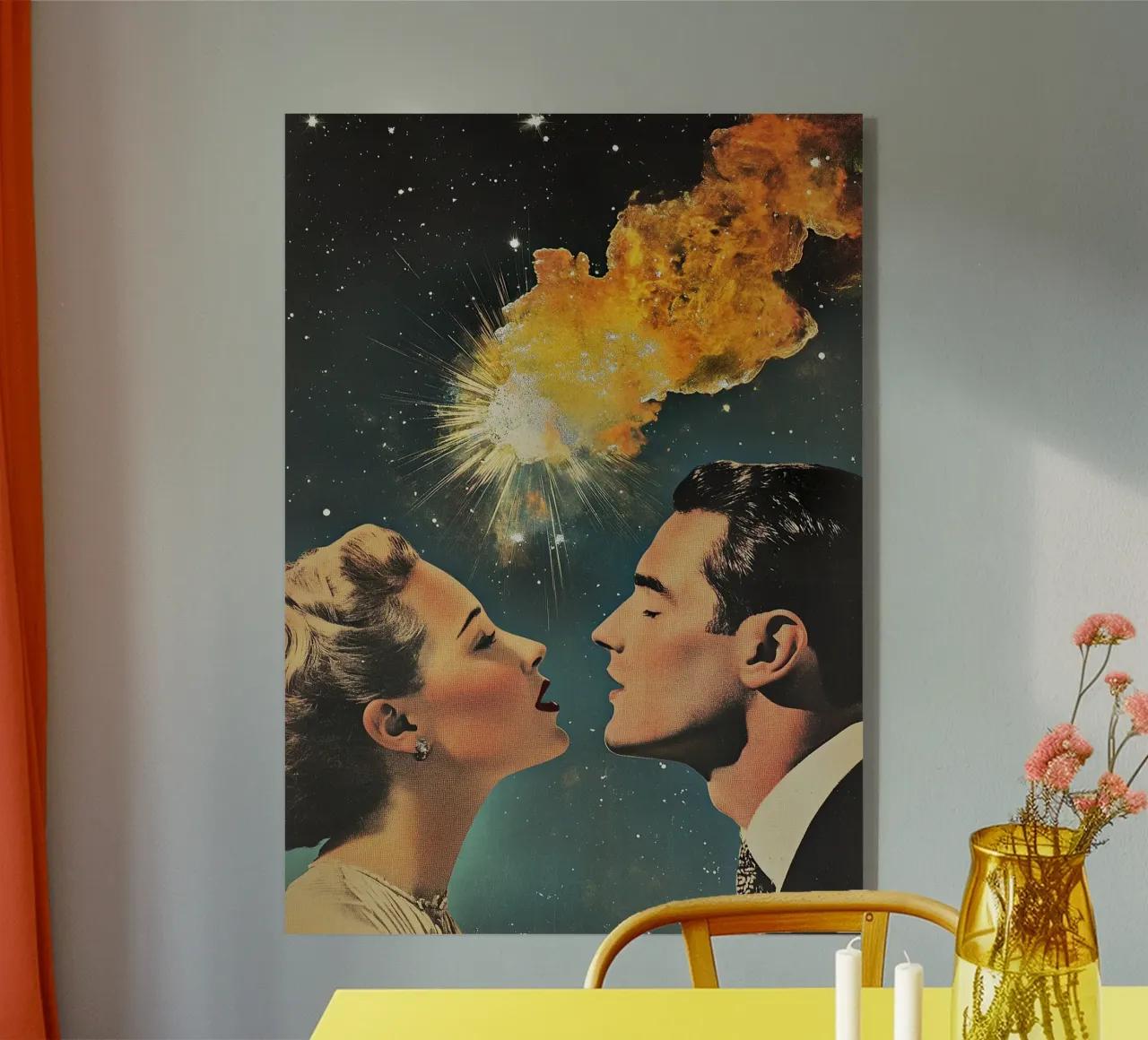 Amore spaziale plexiglass da Nikis Art Studio