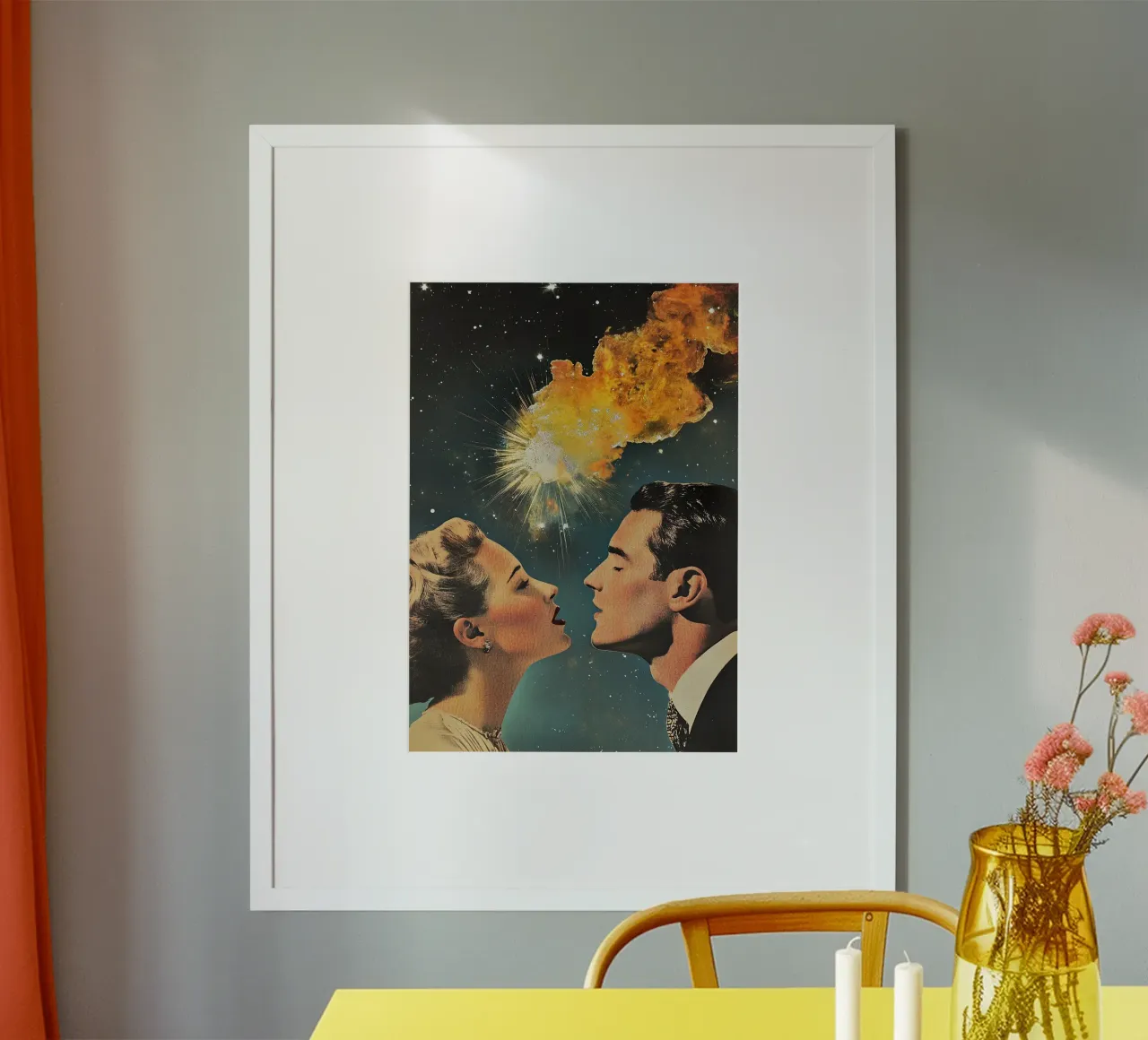 Amore spaziale carta hahnemühle da Nikis Art Studio