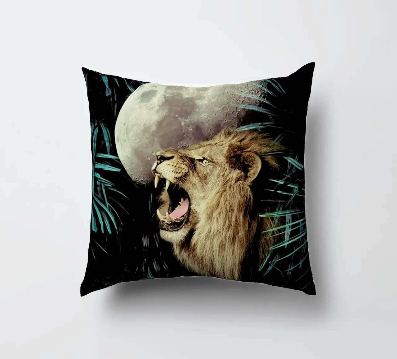 Lion In The Jungle cuscino da cafelab