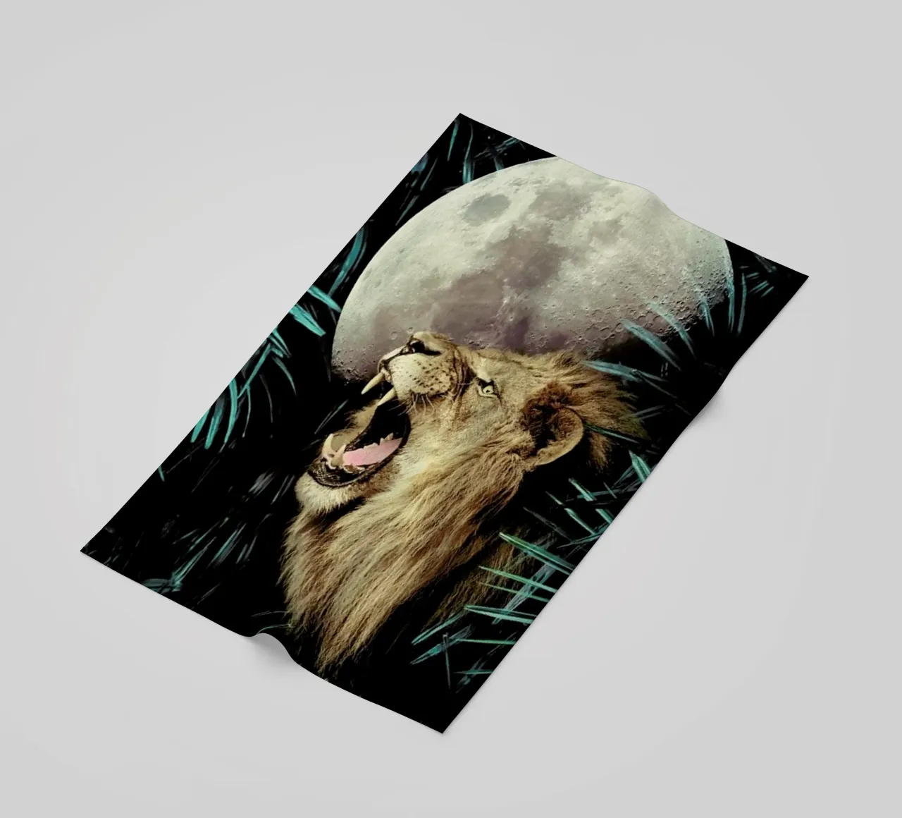 Lion In The Jungle telo mare da cafelab