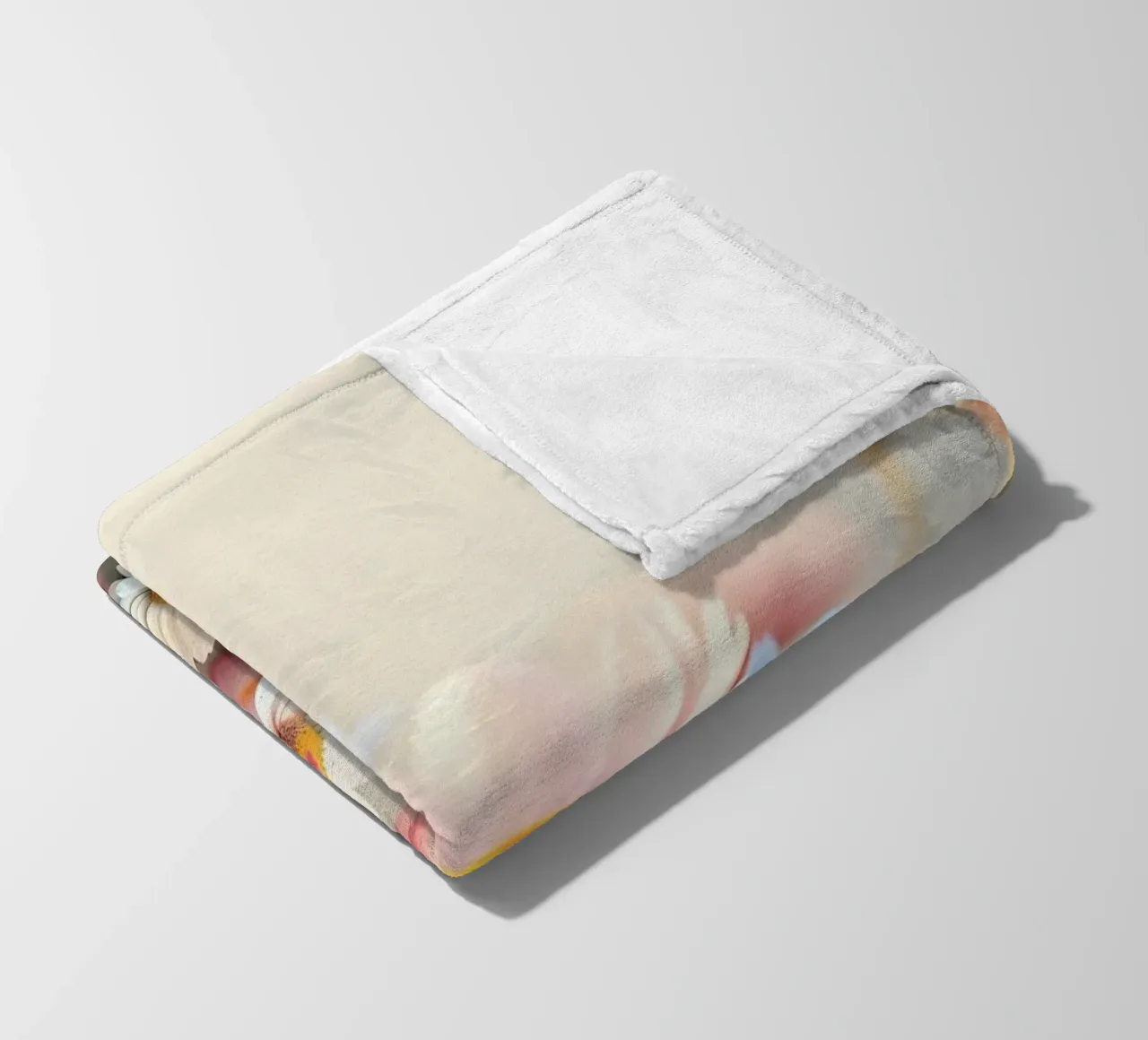 Fiori colorati che sbocciano alla luce del sole coperta in pile da DesignDoodle