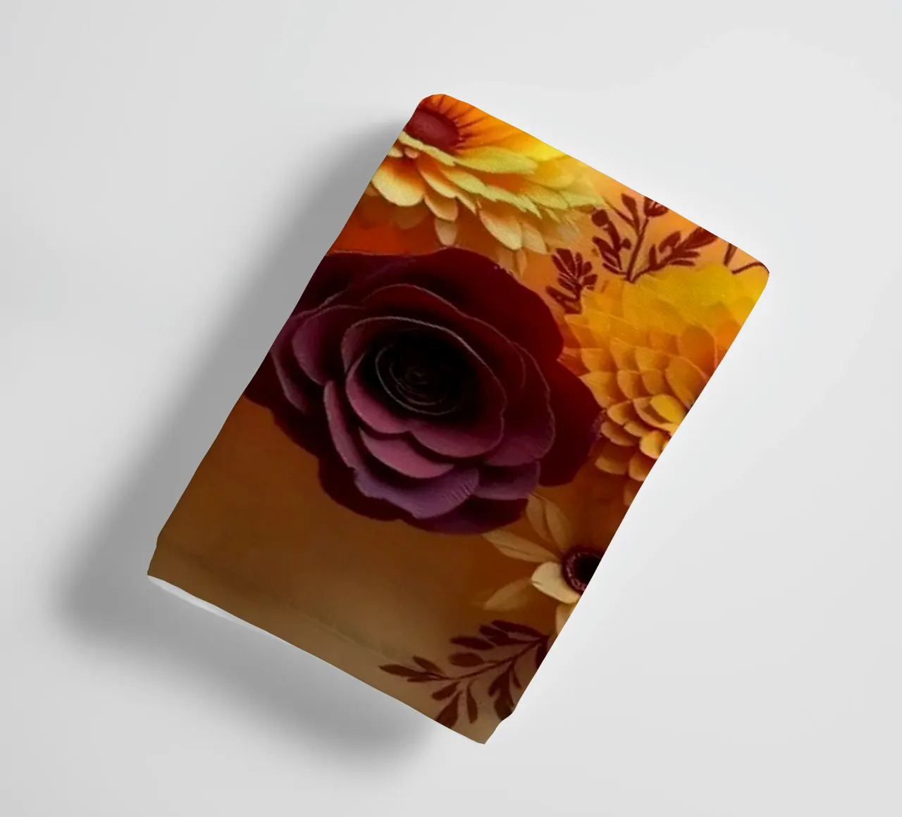 Bellissima composizione floreale in carta dai colori vivaci asciugamano da bagno da DesignDoodle
