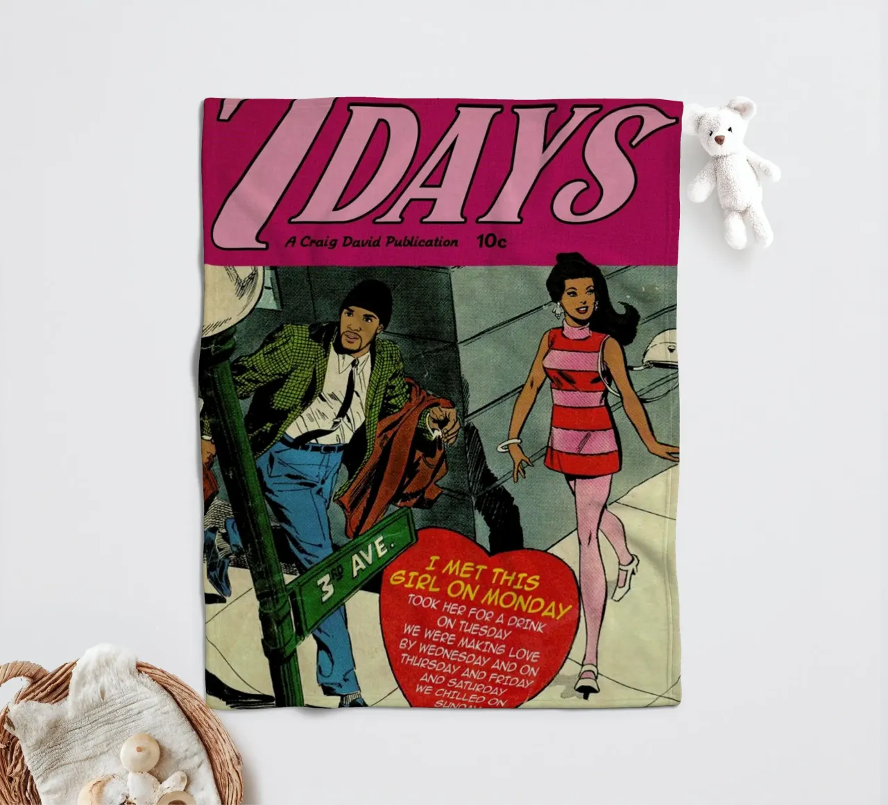 7 Days coperta in pile da Ads Libitum