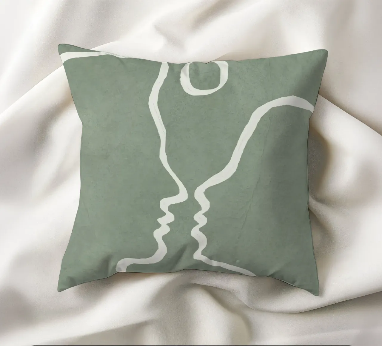 Abstract Couple cuscino da Flow Line