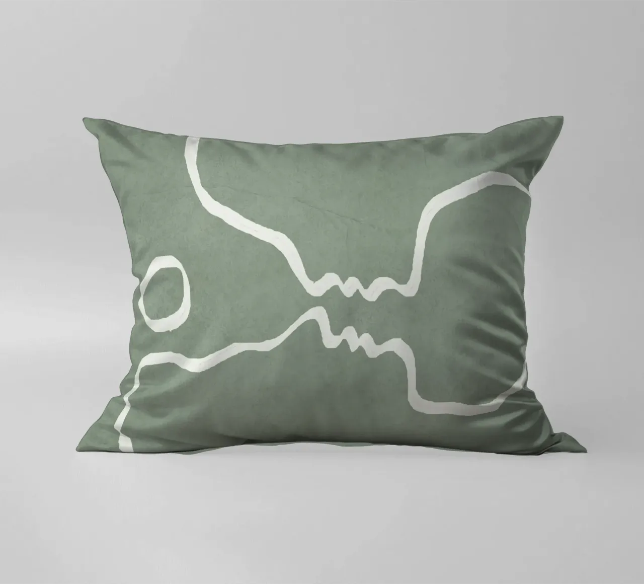 Abstract Couple cuscino da Flow Line