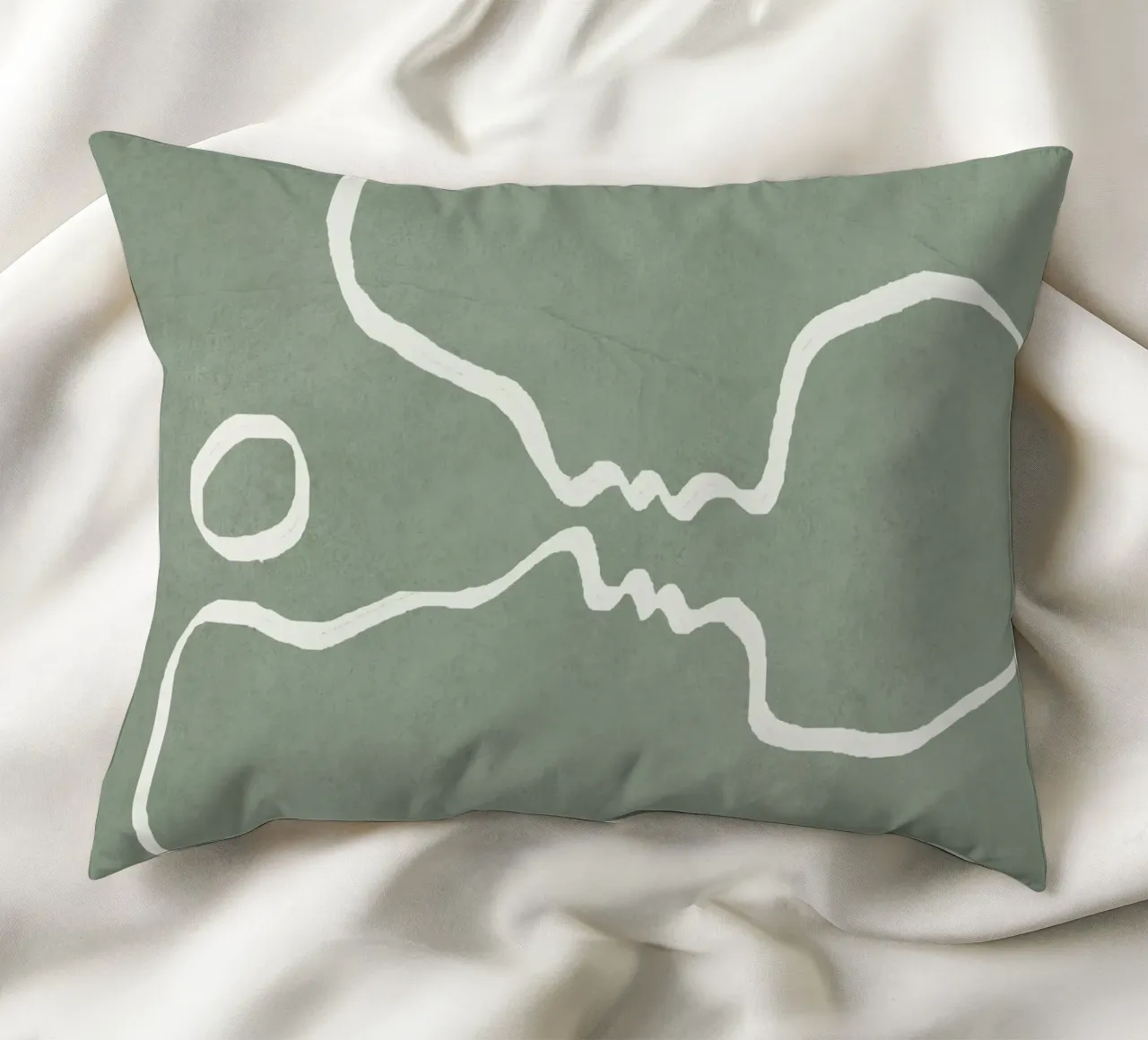 Abstract Couple cuscino da Flow Line