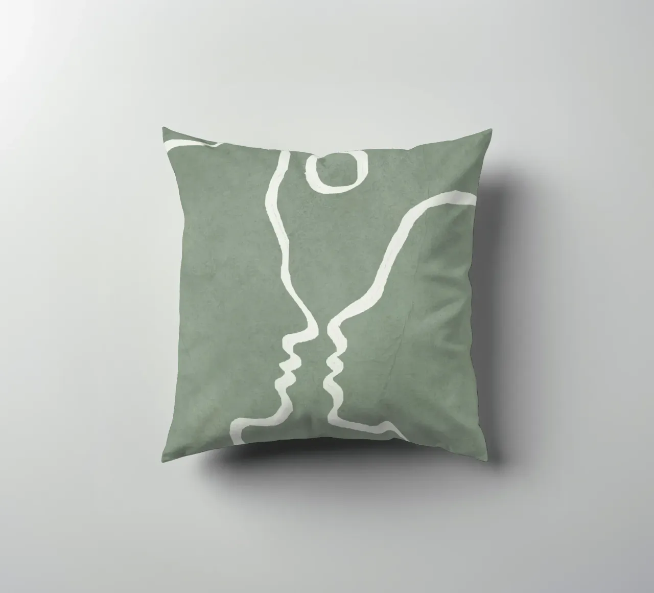 Abstract Couple cuscino da Flow Line
