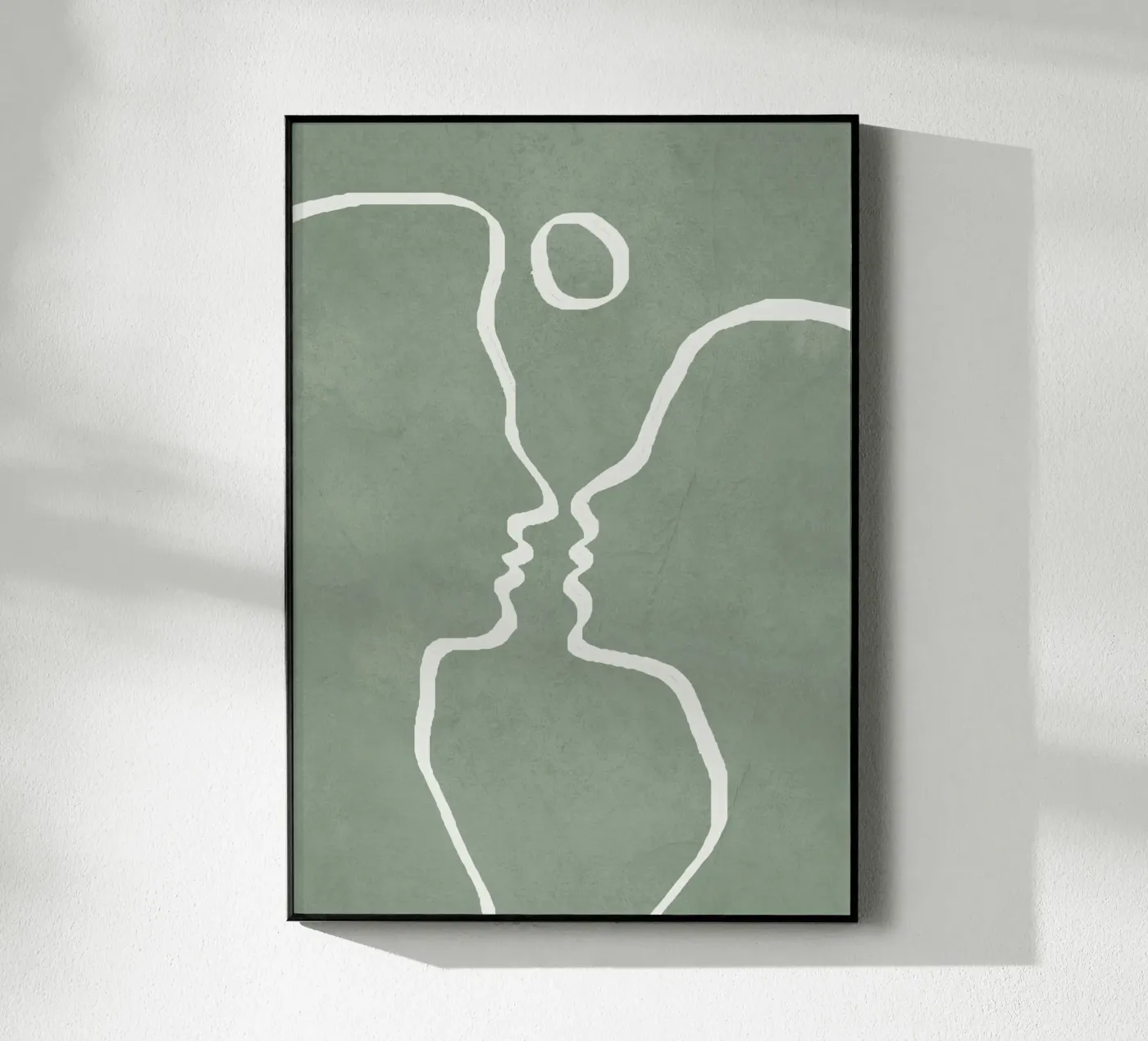Abstract Couple plexiglas de Flow Line