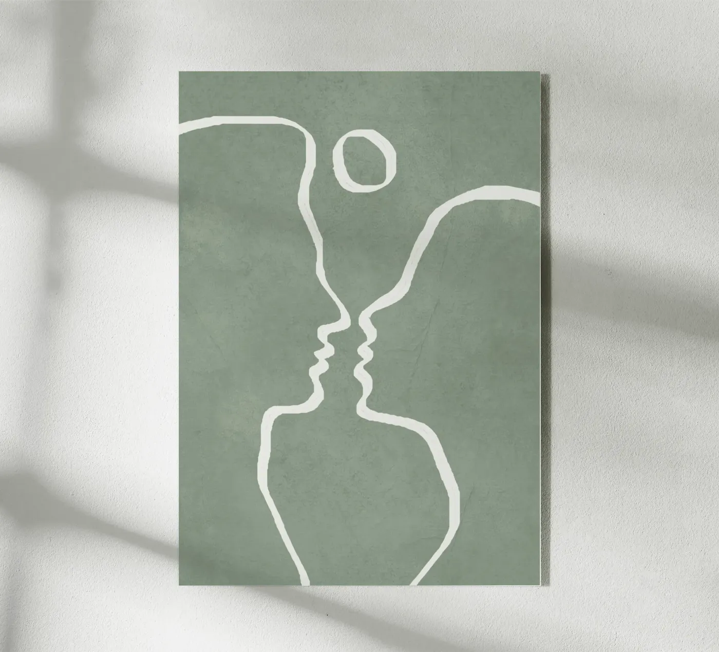 Abstract Couple plexiglas de Flow Line