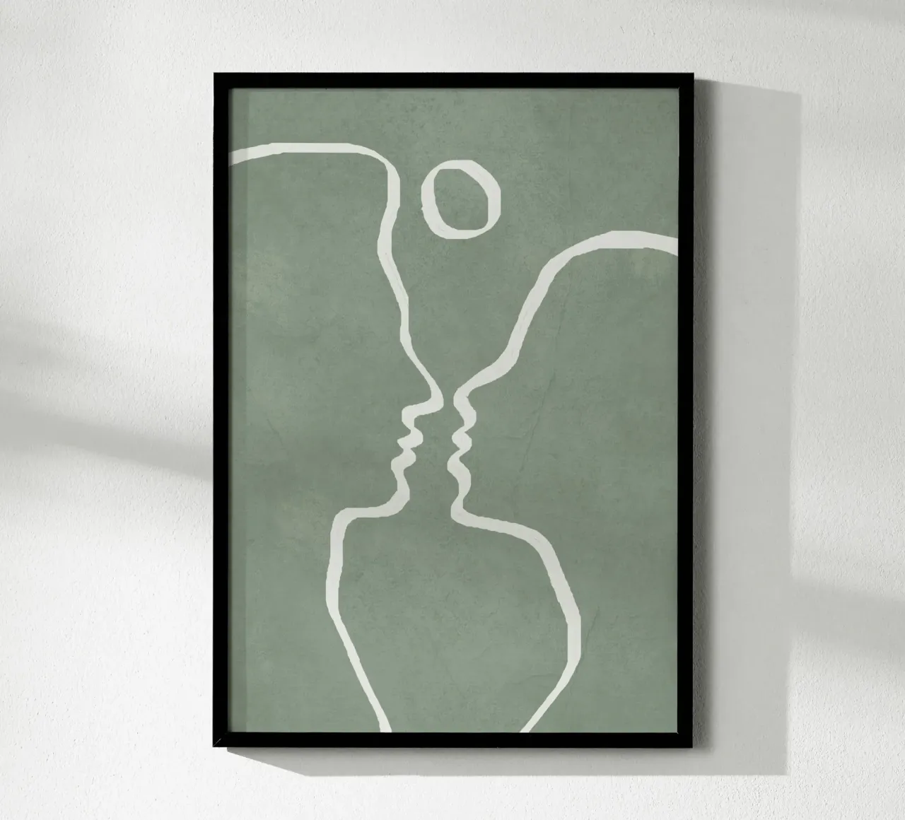 Abstract Couple carta hahnemühle da Flow Line