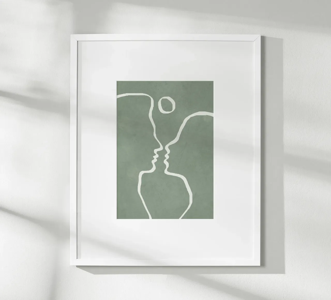 Abstract Couple carta hahnemühle da Flow Line