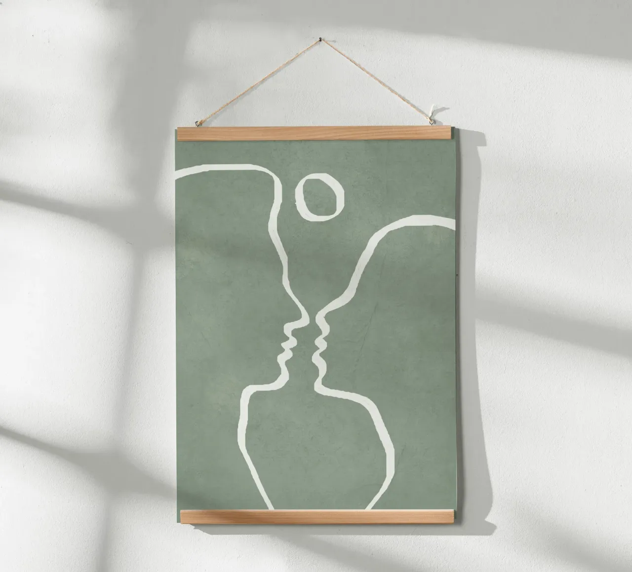 Abstract Couple carta hahnemühle da Flow Line
