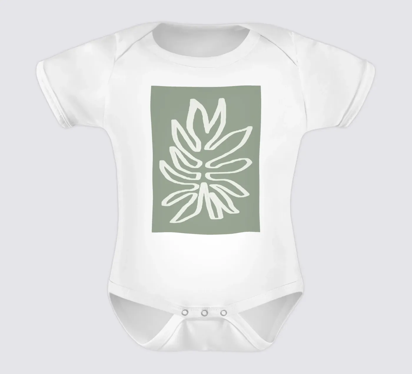 Abstract Leaf body bébé de Flow Line