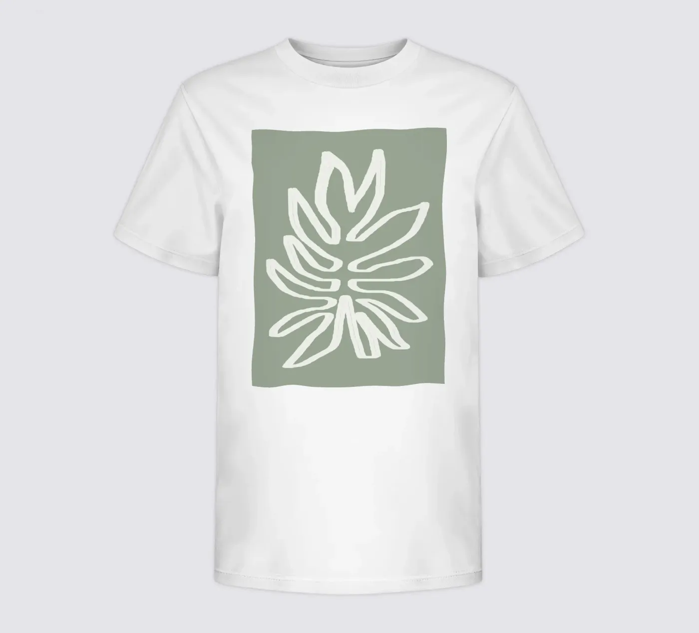 Abstract Leaf t-shirt bambini da Flow Line