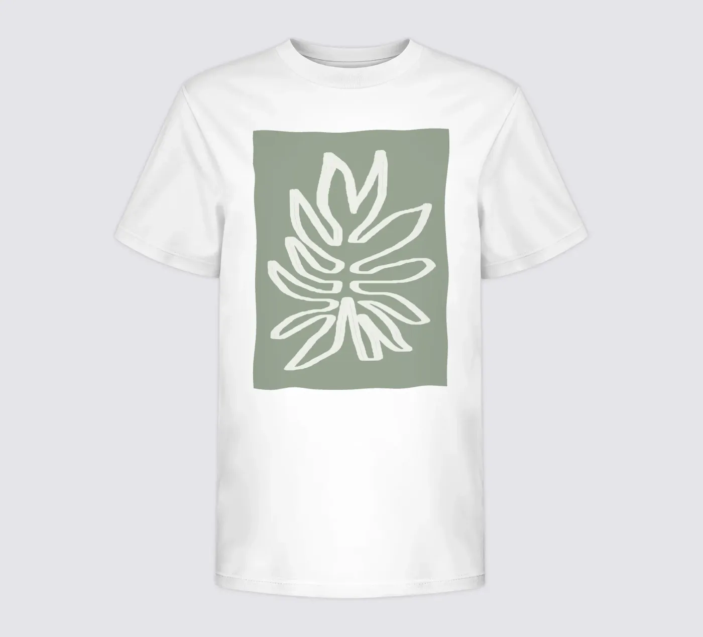 Abstract Leaf t-shirt bambini da Flow Line