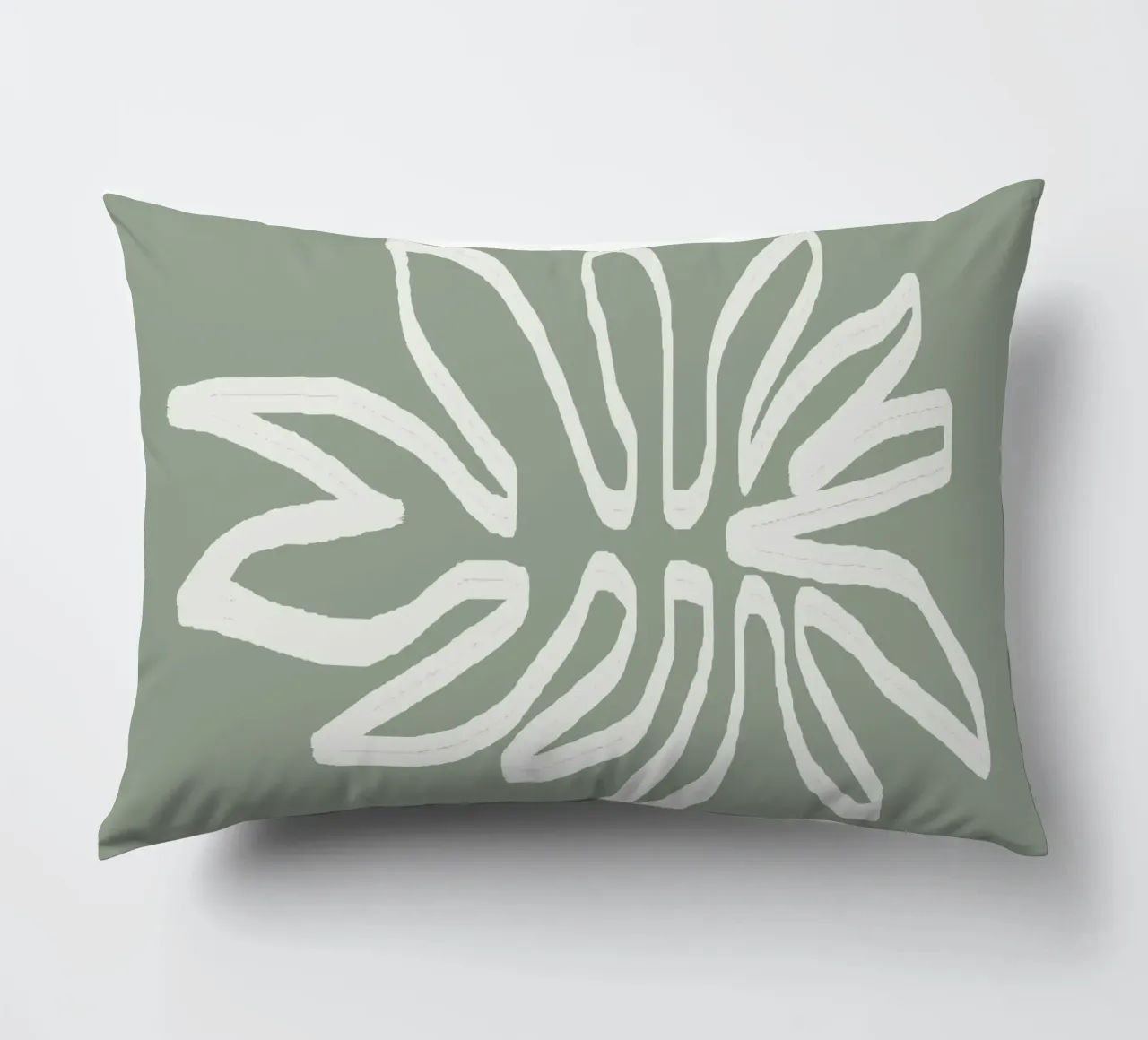 Abstract Leaf cuscino da Flow Line