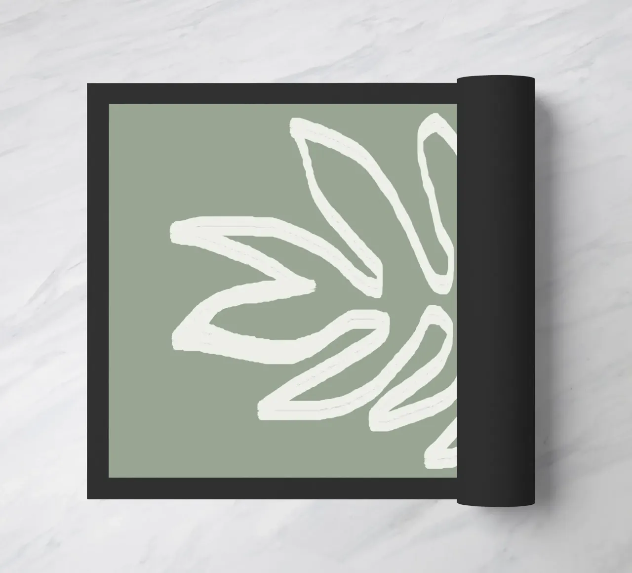 Abstract Leaf zerbino da Flow Line