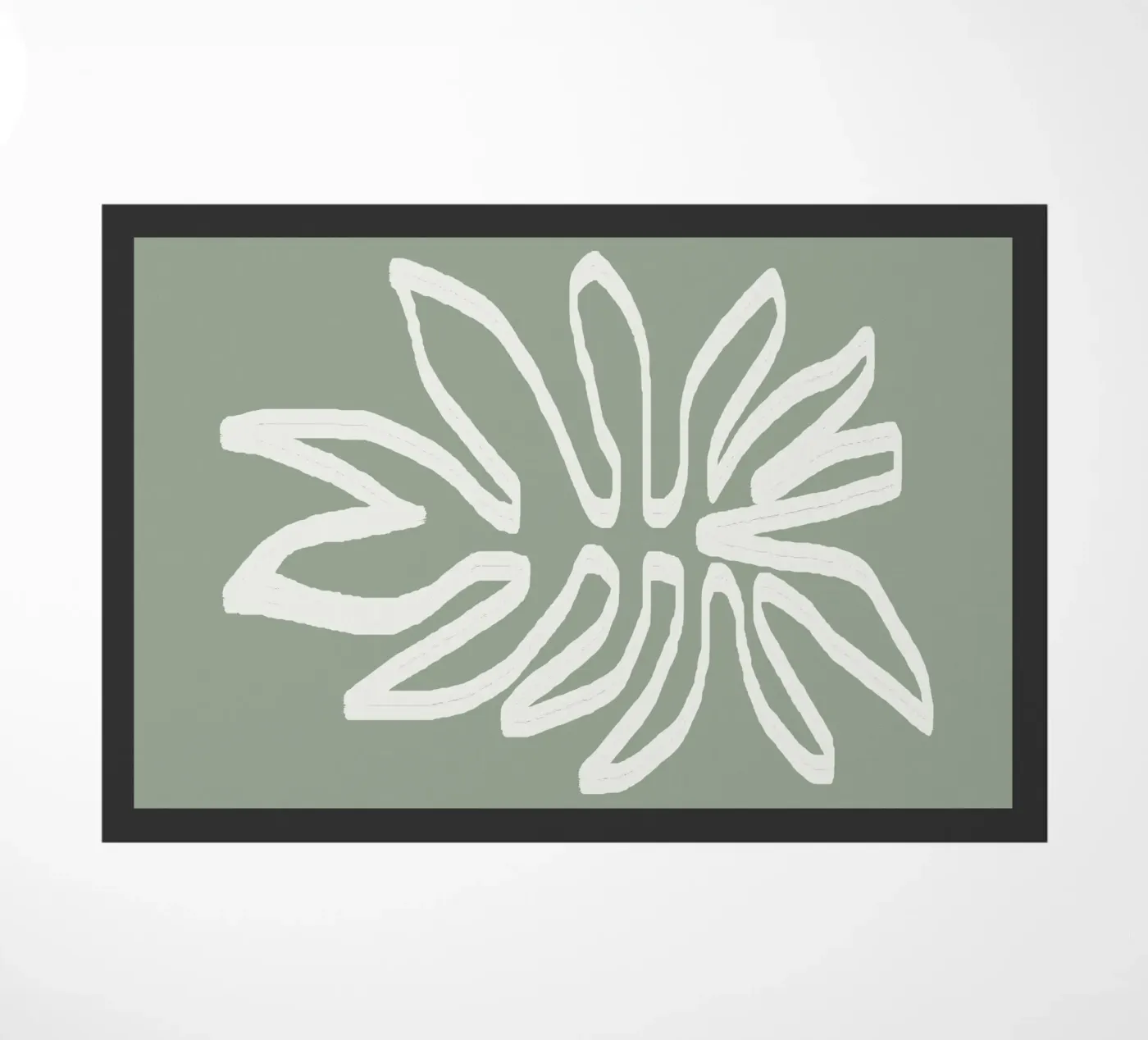 Abstract Leaf zerbino da Flow Line