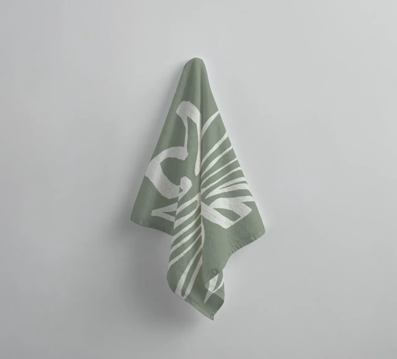 Abstract Leaf asciugamano da bagno da Flow Line