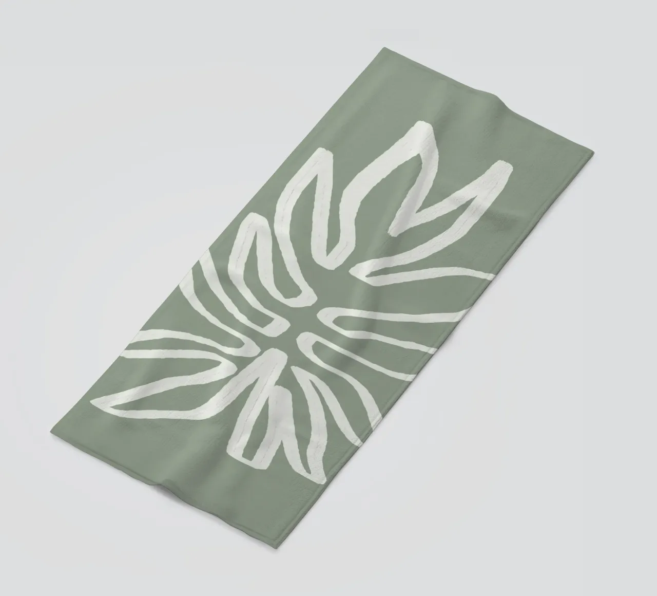 Abstract Leaf telo mare da Flow Line