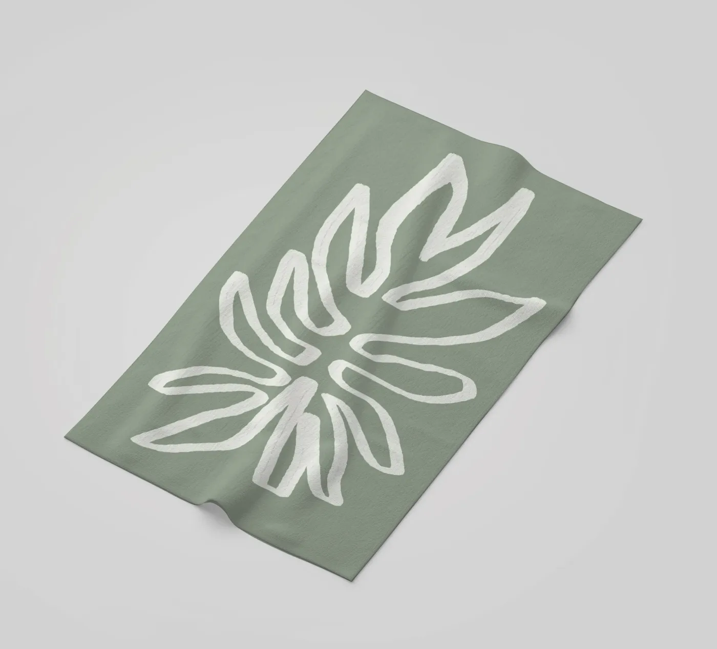 Abstract Leaf telo mare da Flow Line