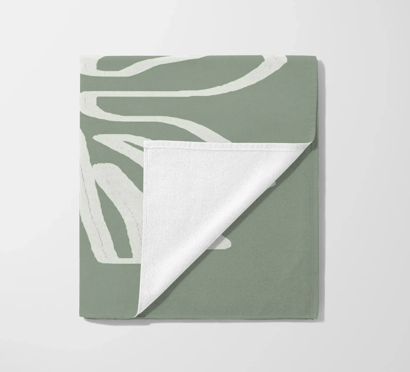 Abstract Leaf telo mare da Flow Line