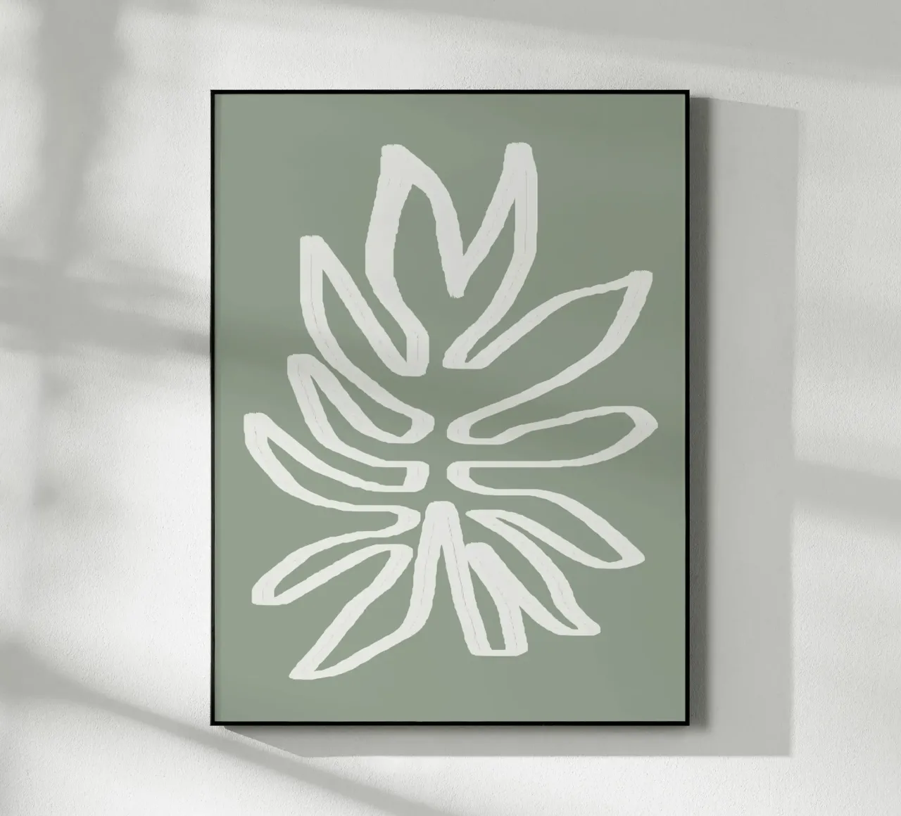 Abstract Leaf plexiglass da Flow Line