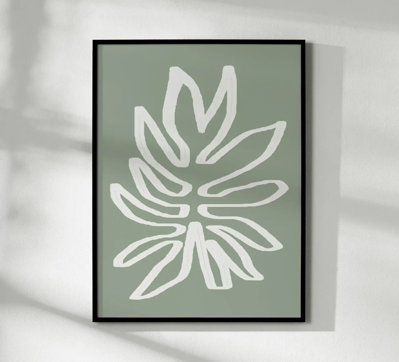 Abstract Leaf poster da Flow Line