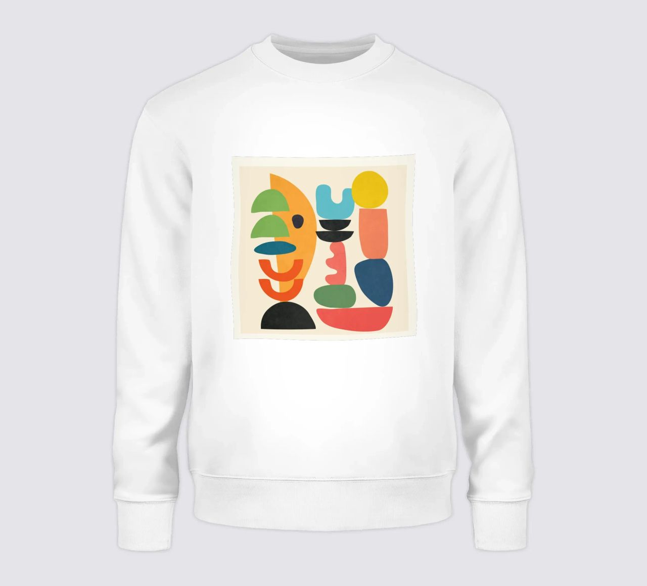Minimal Abstract Shapes Art 1 felpa da Flow Line