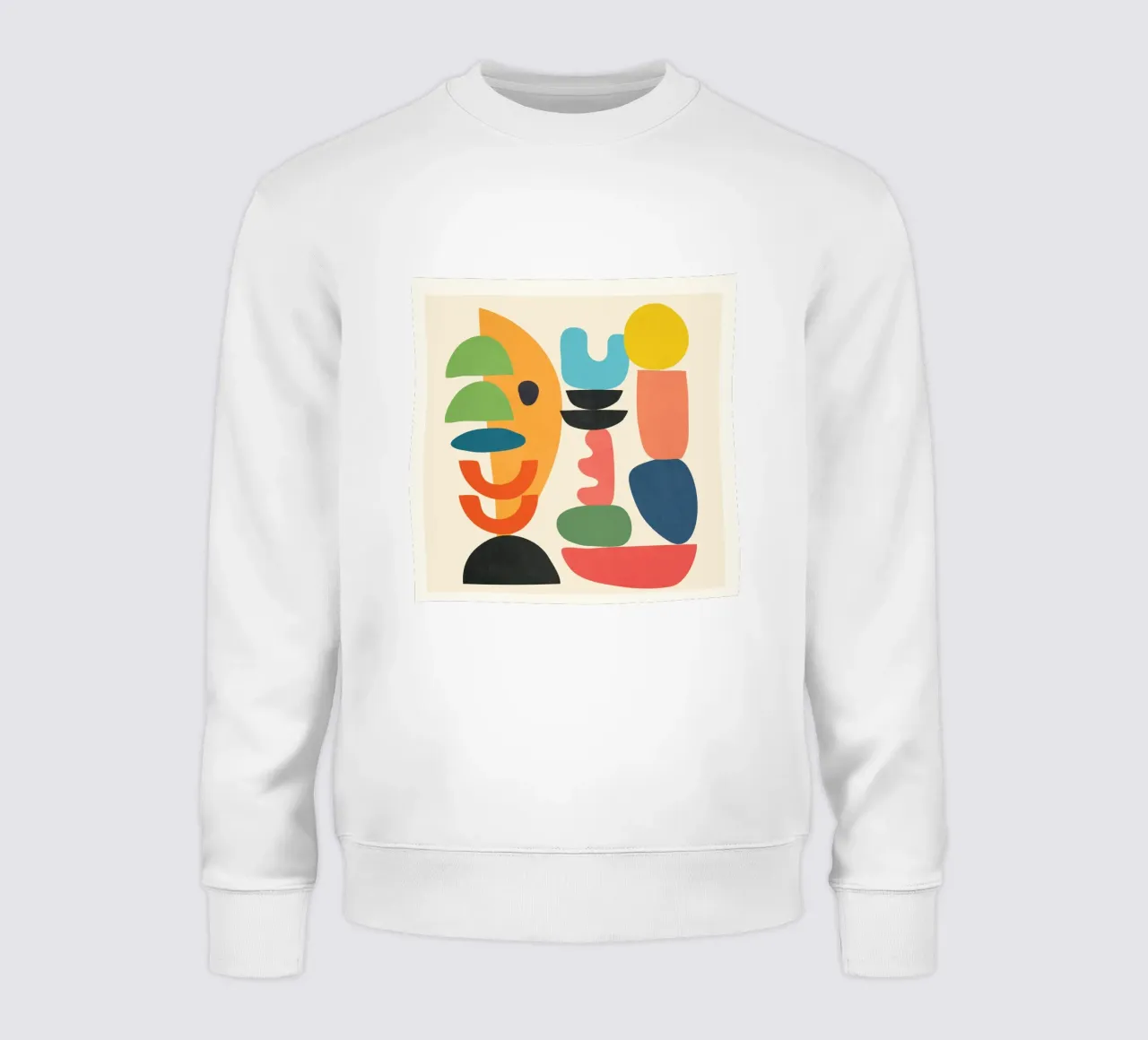 Minimal Abstract Shapes Art 1 felpa da Flow Line