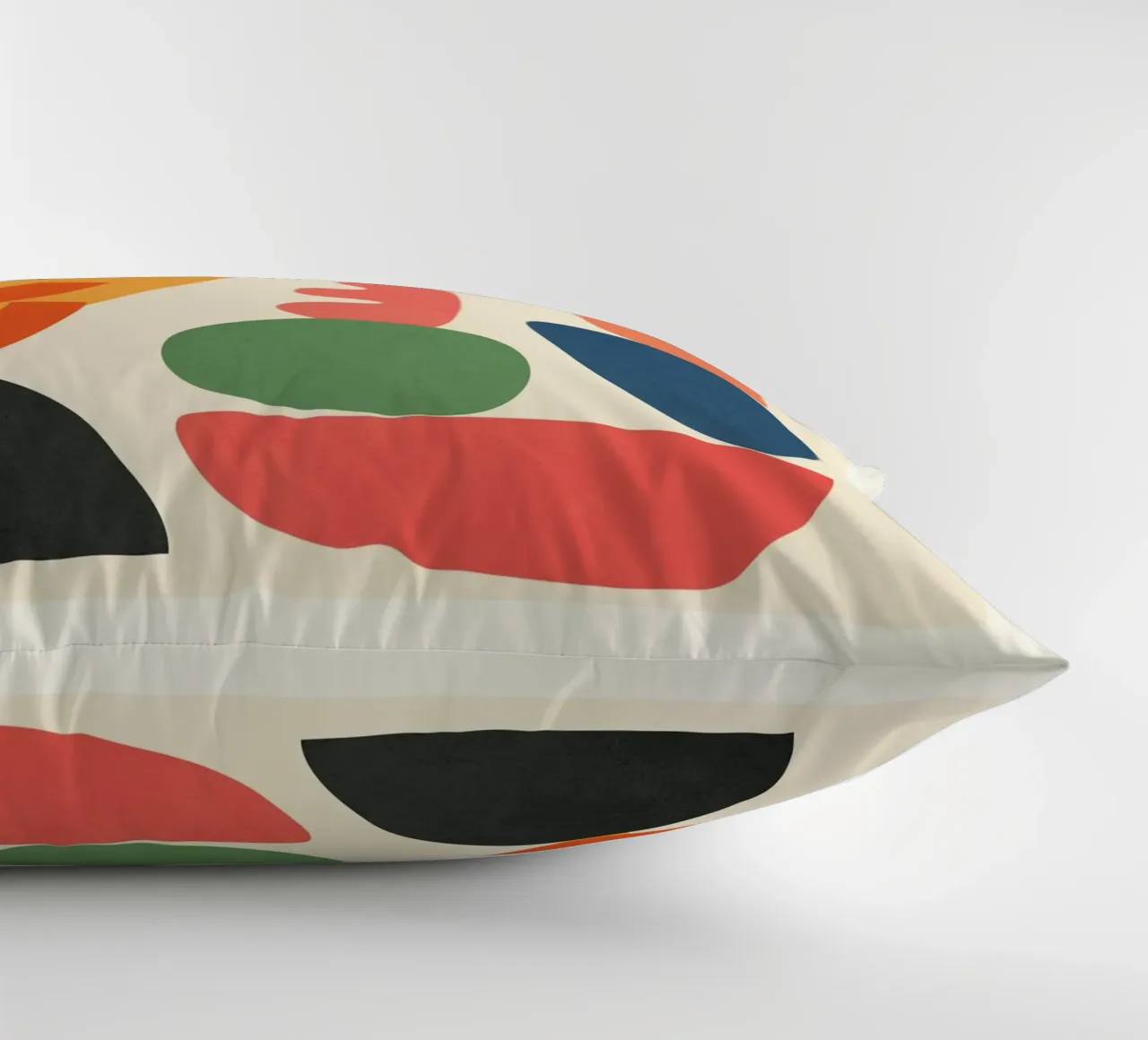 Minimal Abstract Shapes Art 1 decorative cushion by Flow Line