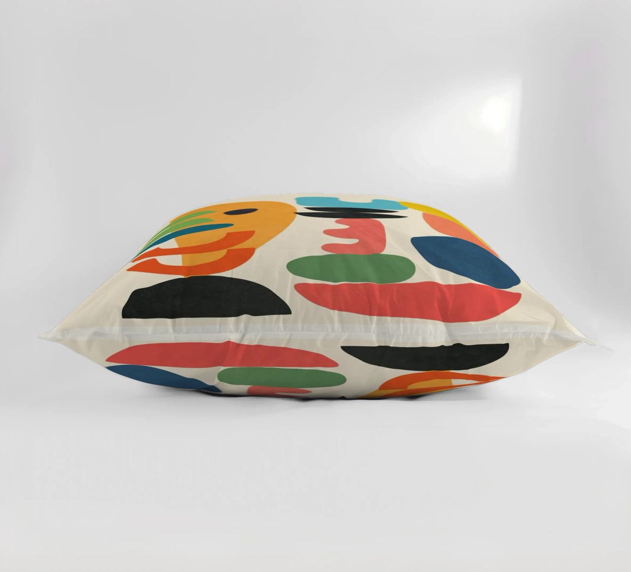 Minimal Abstract Shapes Art 1 cuscino da Flow Line